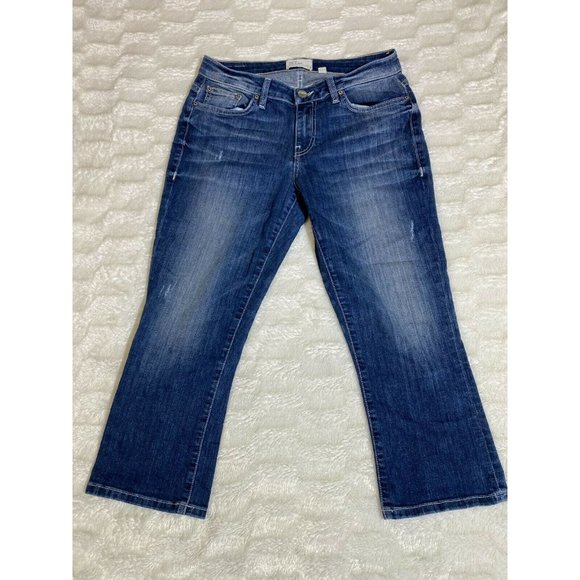 Women’s BKE Fr Buckle Harper Capri Jeans, Blue, 27 - Picture 4 of 12